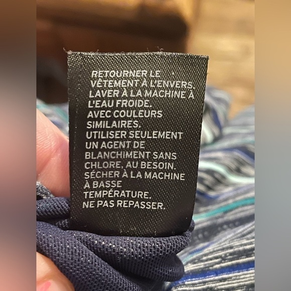 Nordstrom Zella XS Striped Athletic Capri Leggings • Multicolored • Knit  NWOT - Picture 11 of 16